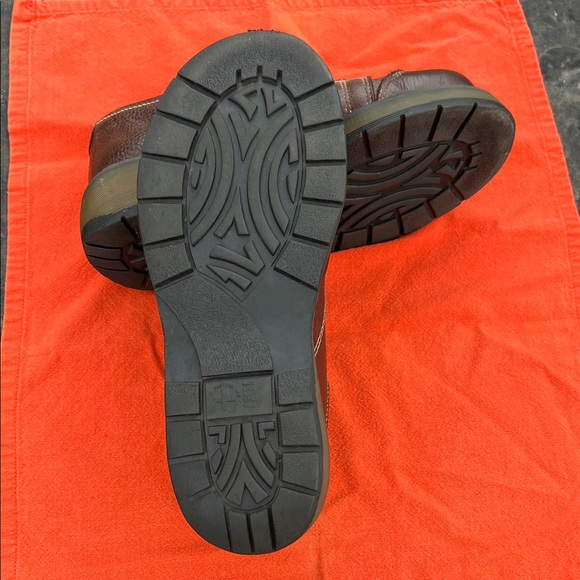 Dr. Martens Brown Leather Women's Oxfords - Picture 6 of 11